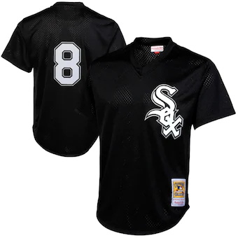 mens mitchell and ness bo jackson black chicago white sox 1